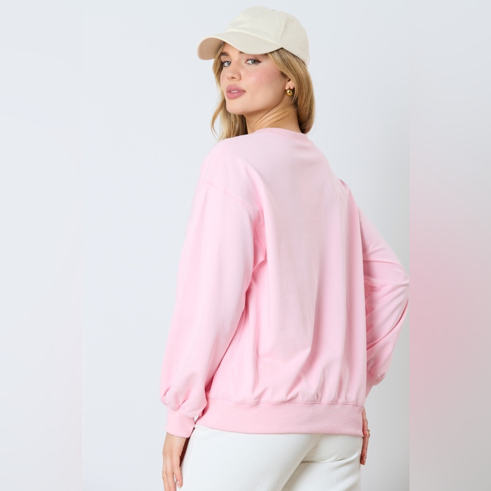 F21 new fantastic fawn sequence white or pink small medium, large oversize golf - Picture 4 of 6